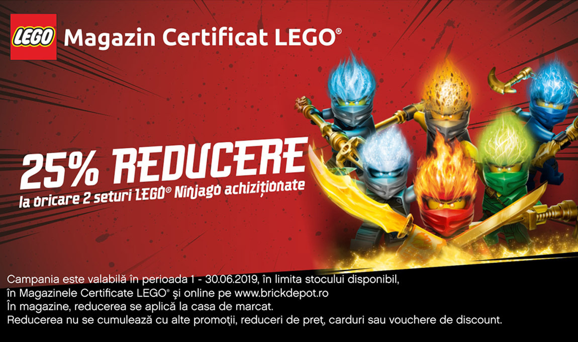 Whitney Handful Outlook 25% reducere la oricare 2 seturi LEGO® Ninjago - RoLUG - Romanian LEGO®  User Group