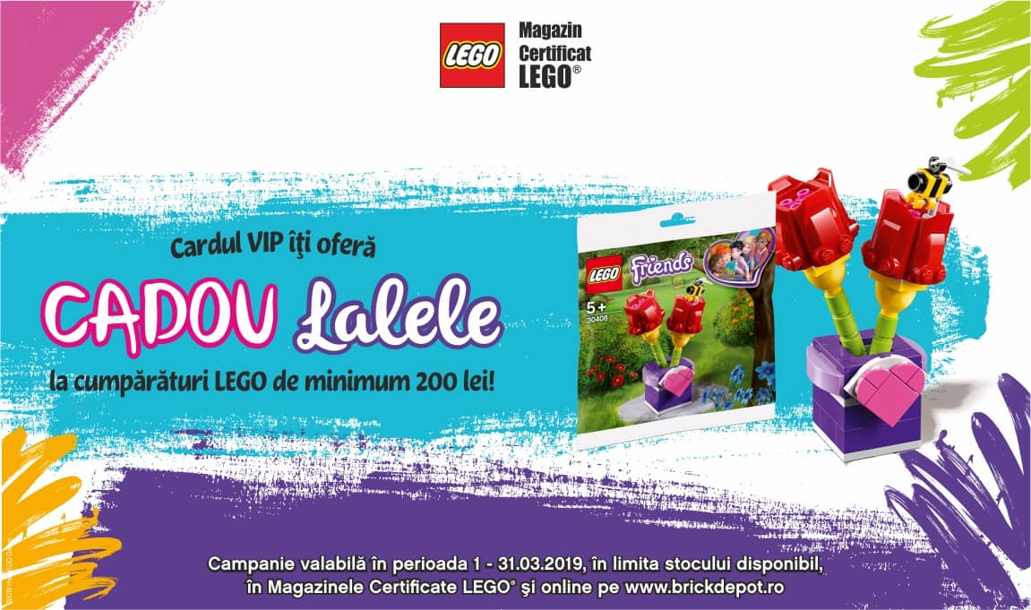 Cadou Lalele LEGO® pentru clientii VIP