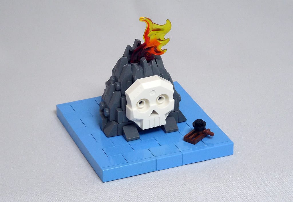 LEGO® MOC by Vitreolum: 6248 Volcano Island Micro