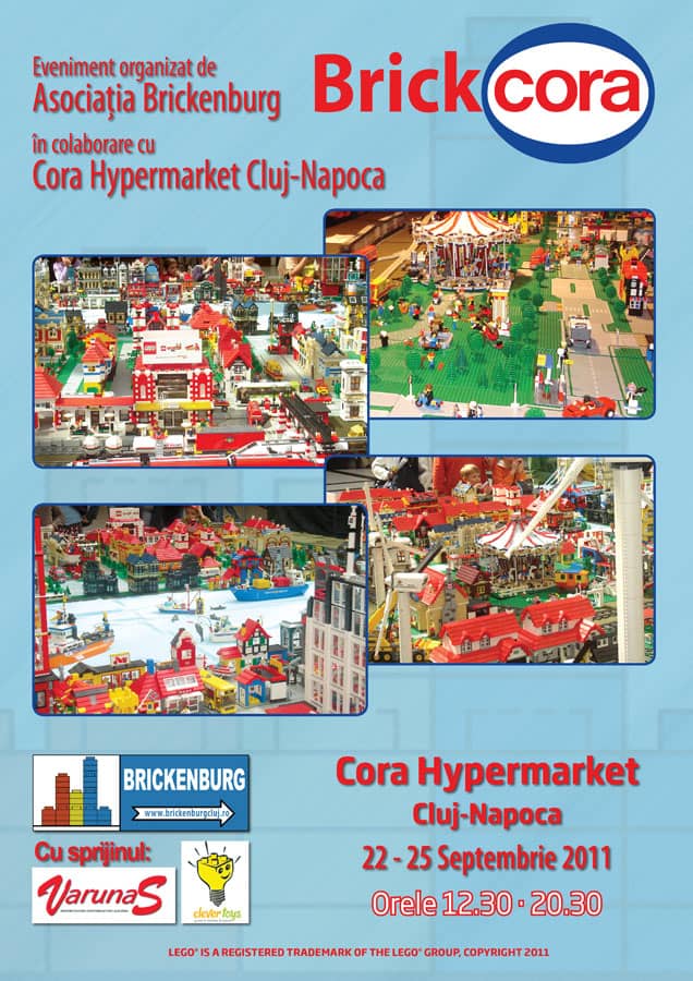BrickCORA 2011, 22-25 septembrie la Cora Hypermarket Cluj-Napoca