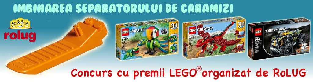 Concurs cu premii LEGO: Imbinarea separatorului de caramizi – regulament