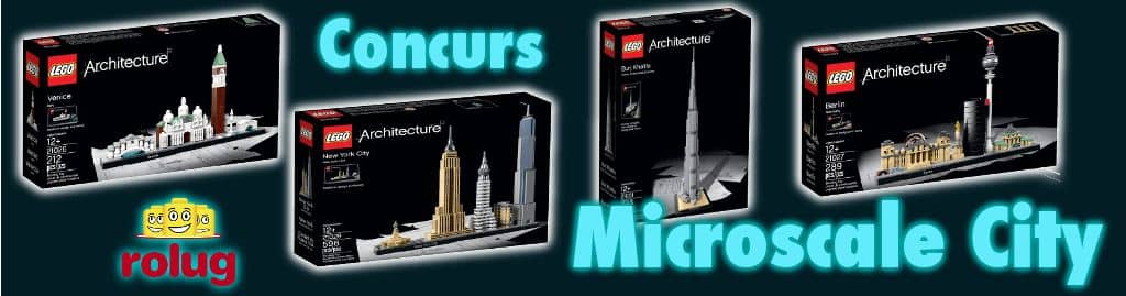 Concurs cu premii LEGO: Microscale City – regulament